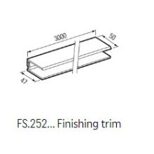 VOX FS-252-S1 Felső Záróél Világos 3 M
