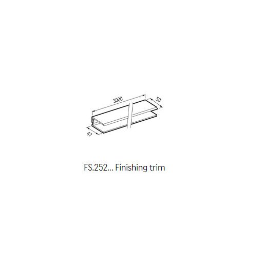 VOX FS-252-S1 Felső Záróél Világos 3 M