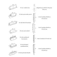 VOX Kerrafront homlokzati burkolat kő gyöngyszürke egysávos
