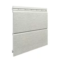 VOX Kerrafront homlokzati burkolat modern fa gyöngyszürke kétsávos panel 6m x 37cm