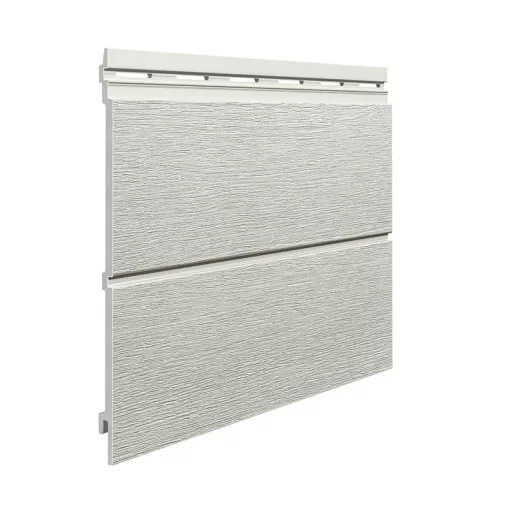 VOX Kerrafront homlokzati burkolat modern fa gyöngyszürke kétsávos panel 6m x 37cm