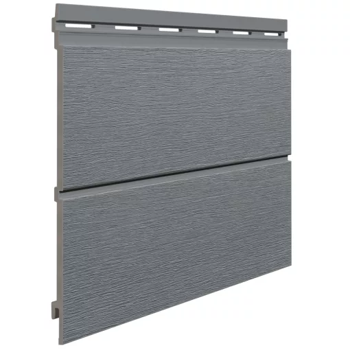VOX Kerrafront homlokzati burkolat modern fa kvarcszürke kétsávos panel 6m x 37cm