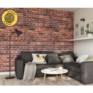   vilo motivo piros tégla hatású beltéri falburkolat 2,65 m