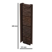 VOX SSA-U-016 Belső sarokelem Sötétbarna 42 cm