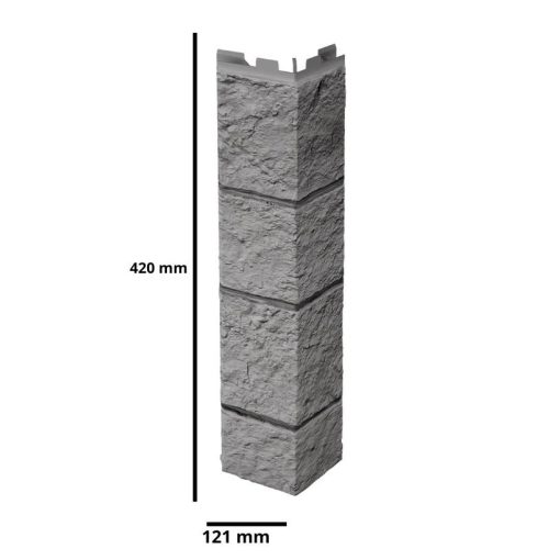 VOX SSA-NZ-012 Külső Sarokelem Világosszürke 42 cm