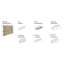 MAX-3 Homlokzati Burkolat Aranytölgy 