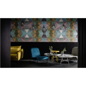 VOX Kerradeco geometrikus kávé beltéri falburkolat