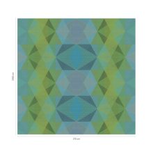 VOX Kerradeco geometrikus zöld beltéri falburkolat