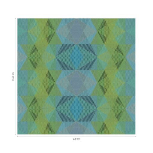 VOX Kerradeco geometrikus zöld beltéri falburkolat