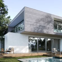 VOX Kerrafront homlokzati burkolat beton tölgy egysávos 6m x 22cm