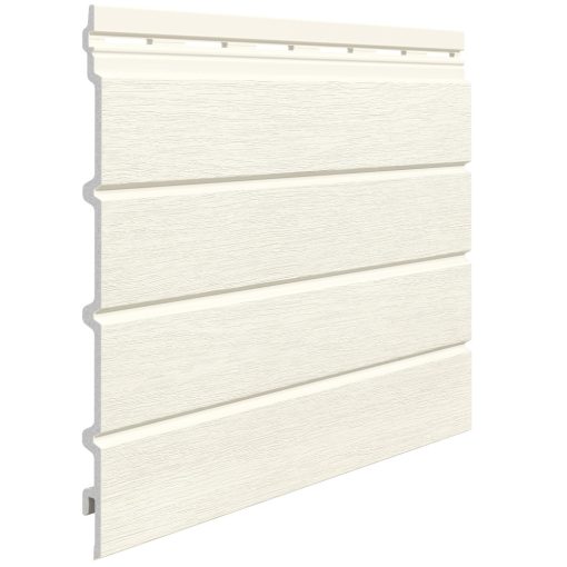  VOX Kerrafront homlokzati burkolat modern fa fehér négysávos panel 6m x 37 cm