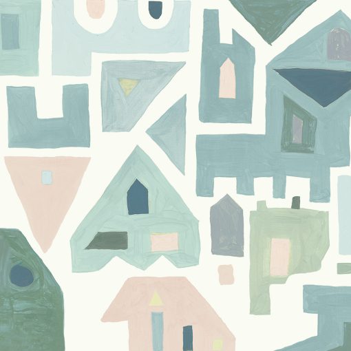 VOX Kerradeco geometrikus tuli házai beltéri falburkolat