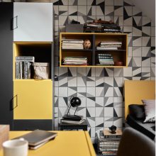 VOX Kerradeco geometrikus origami madarak beltéri falburkolat