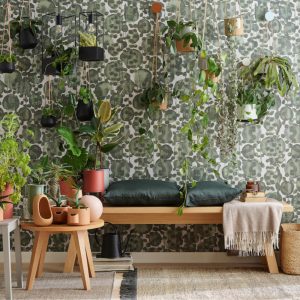   VOX Kerradeco virágmintás akasztott levelek beltéri falburkolat