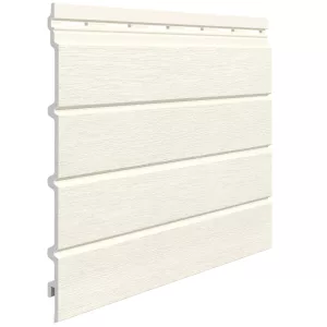    VOX Kerrafront homlokzati burkolat modern fa fehér négysávos panel 6m x 37 cm
