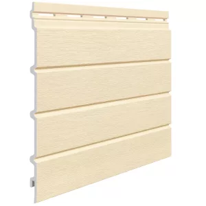    VOX Kerrafront homlokzati burkolat modern fa bézs négysávos panel 6m x 37cm
