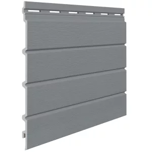   VOX Kerrafront homlokzati burkolat modern fa kvarc szürke négysávos panel 6m x 37cm