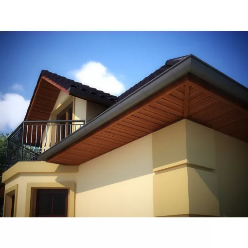 soffit perforált dió ereszaljaburkolat 2.7m 