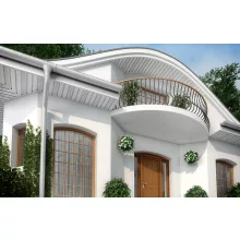 soffit infratop sima fehér ereszaljaburkolat 2.7m 