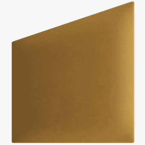 Kárpitozott mustársárga geometrikus panelek 30 x 35 cm