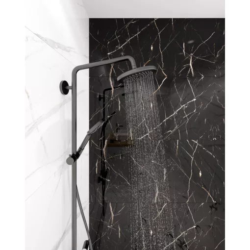 VILO SPC Calacatta Fekete Beltéri Falburkolat 30x60cm