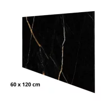 VILO SPC Calacatta Fekete Beltéri Falburkolat 30x60cm