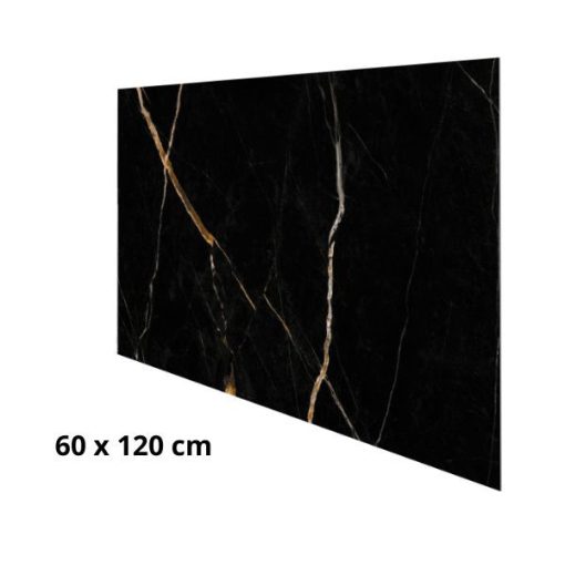 VILO SPC Calacatta Fekete Beltéri Falburkolat 60x120cm