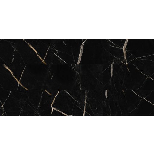 VILO SPC Calacatta Fekete Beltéri Falburkolat 60x120cm