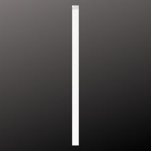 VOX Linerio M-line fehér jobb záróelem 2,65 m