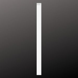 VOX Linerio M-line fehér bal záróelem 2,65 m