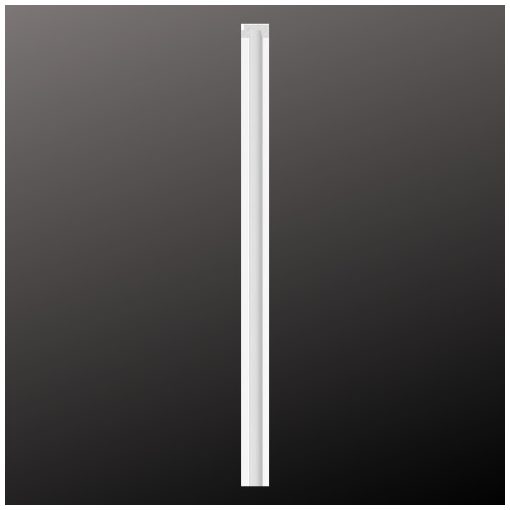 VOX Linerio S-line fehér jobb záróelem 2,65 m