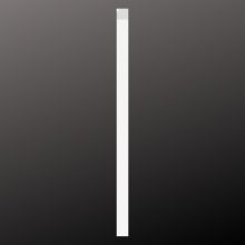 VOX Linerio L-line fehér jobb záróelem 2,65 m