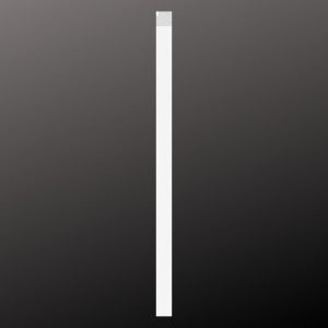 VOX Linerio L-line fehér jobb záróelem 2,65 m