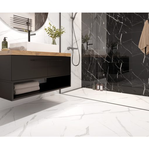 VILO SPC Calacatta Fehér Beltéri Padlóburkolat 60x60cm