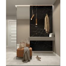 VILO SPC Calacatta Fekete Beltéri Falburkolat 265x120cm