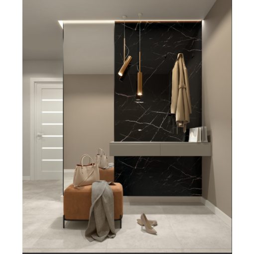 VILO SPC Calacatta Fekete Beltéri Falburkolat 265x120cm