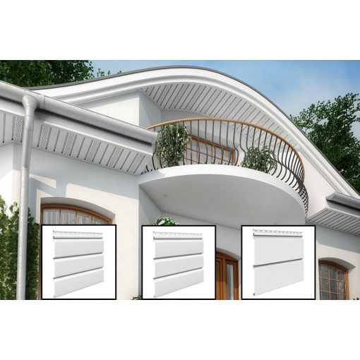 soffit Infratop egyszínű ereszaljaburkolat 2.7m x 30cm széles